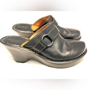 Born Leather Mule clogs slip-on Shoes